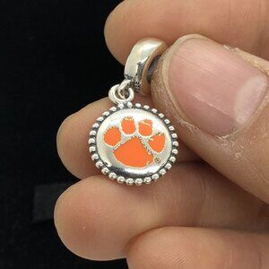 ✨🔥Pandora Clemson Tigers Charm S925 Silver with box
